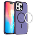 Casify Matte Hoesje met MagSafe voor de iPhone 16 Pro - Mat Donkerpaars