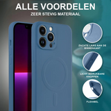 Casify Siliconen Hoesje met MagSafe Blauw4