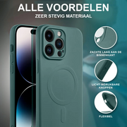 Casify Siliconen Hoesje met MagSafe Legergroen4