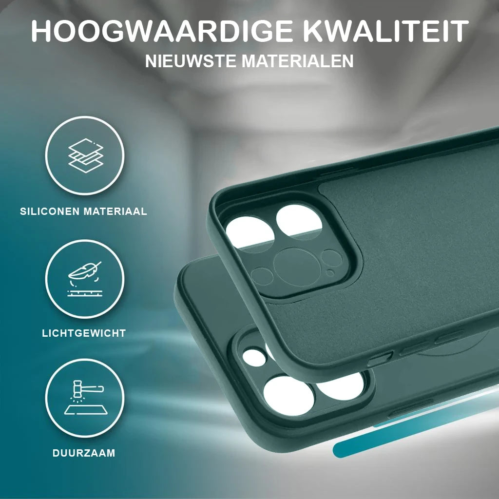 Étui en silicone Casify avec MagSafe Army Green5
