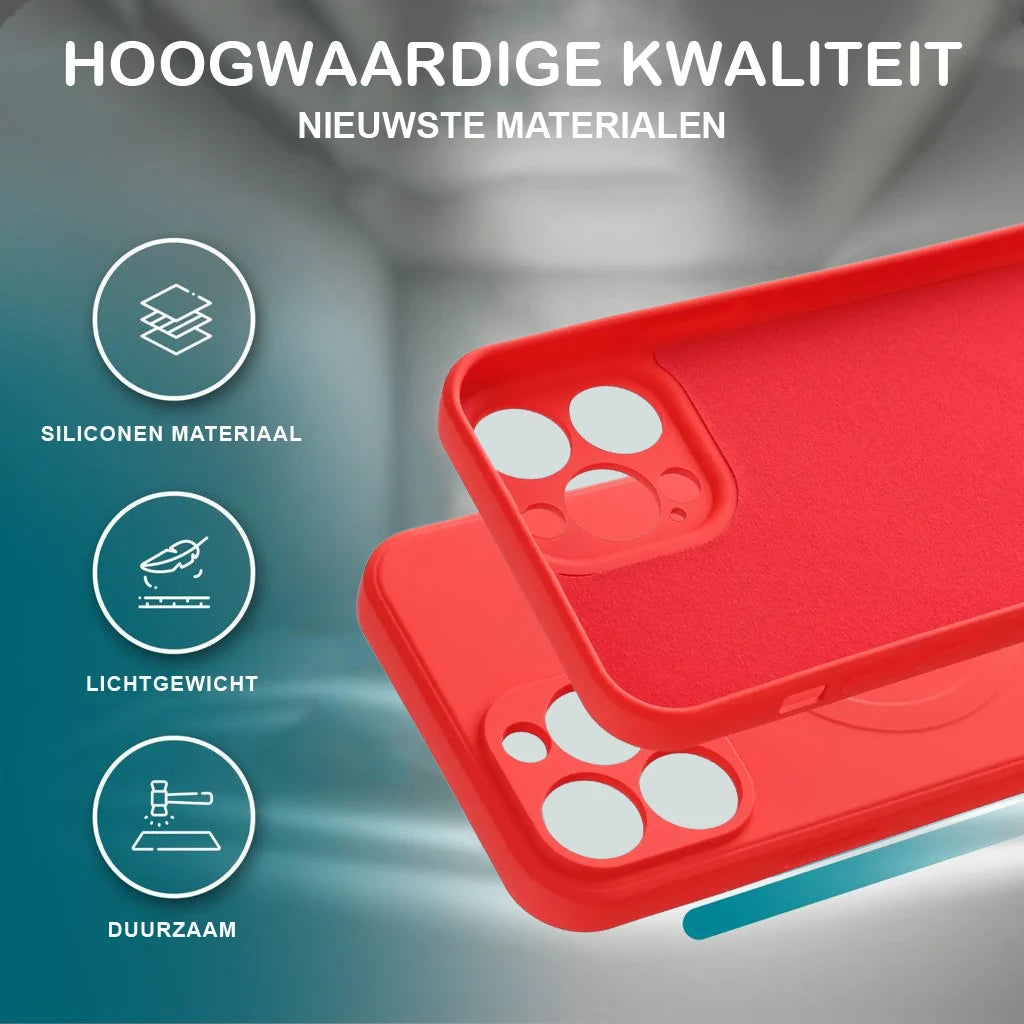 Étui en silicone Casify avec MagSafe Red5