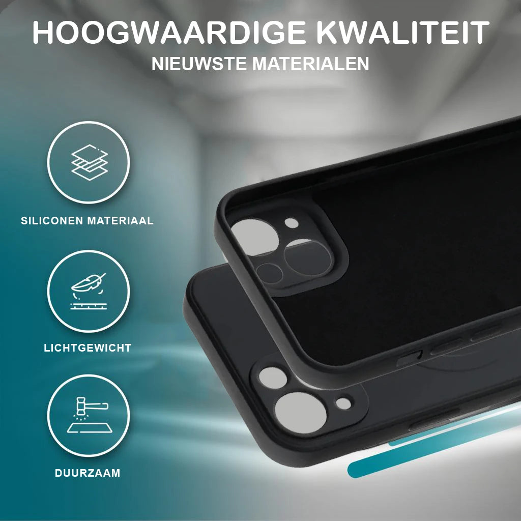 Étui en silicone Casify avec MagSafe Noir photo 5