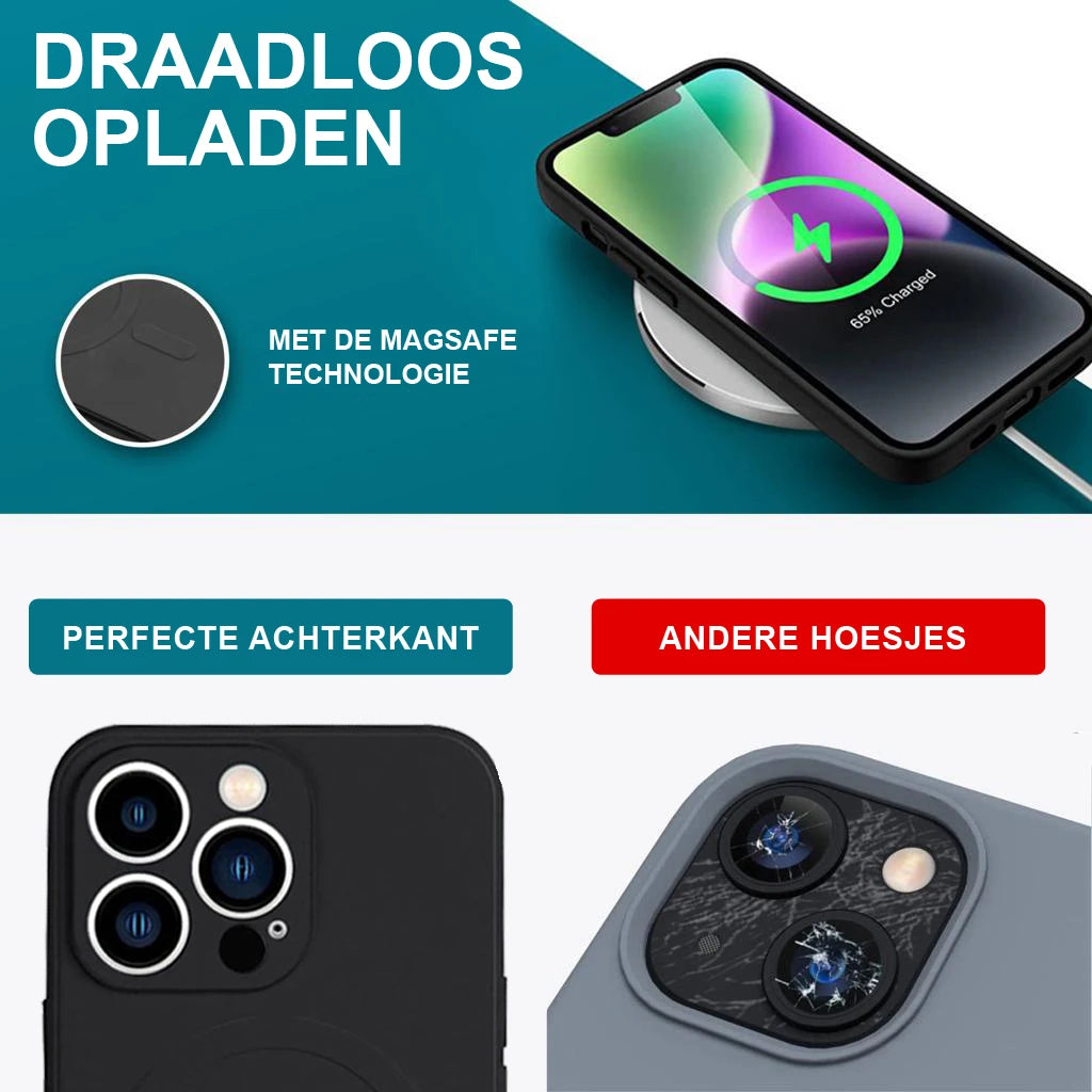 Étui en silicone Casify avec MagSafe Noir photo 6