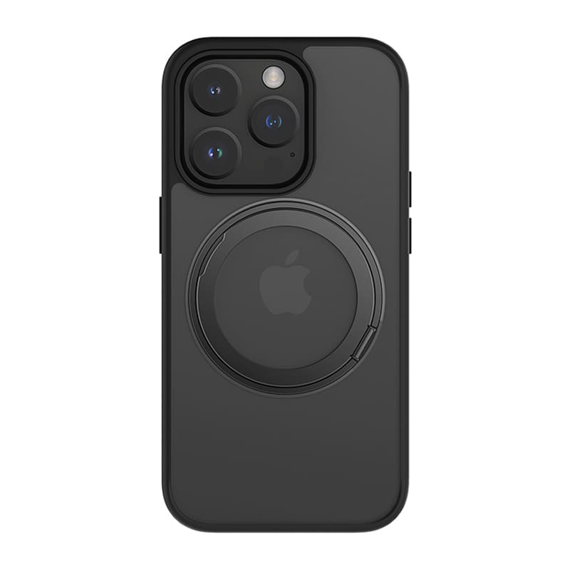 Casify Coque MagSafe pour iPhone 14 Pro avec béquille réglable à 360° Standard Noir