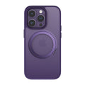 Casify 360° verstelbaar Kickstand Hoesje met MagSafe voor de iPhone 15 Pro Max - Mat Donkerpaars