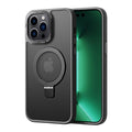 Casify Kickstand Hoesje met MagSafe voor de iPhone 12 Pro - Mat Zwart
