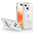 Casify Doorzichtig Kickstand Hoesje met MagSafe voor de iPhone 14 - Transparant