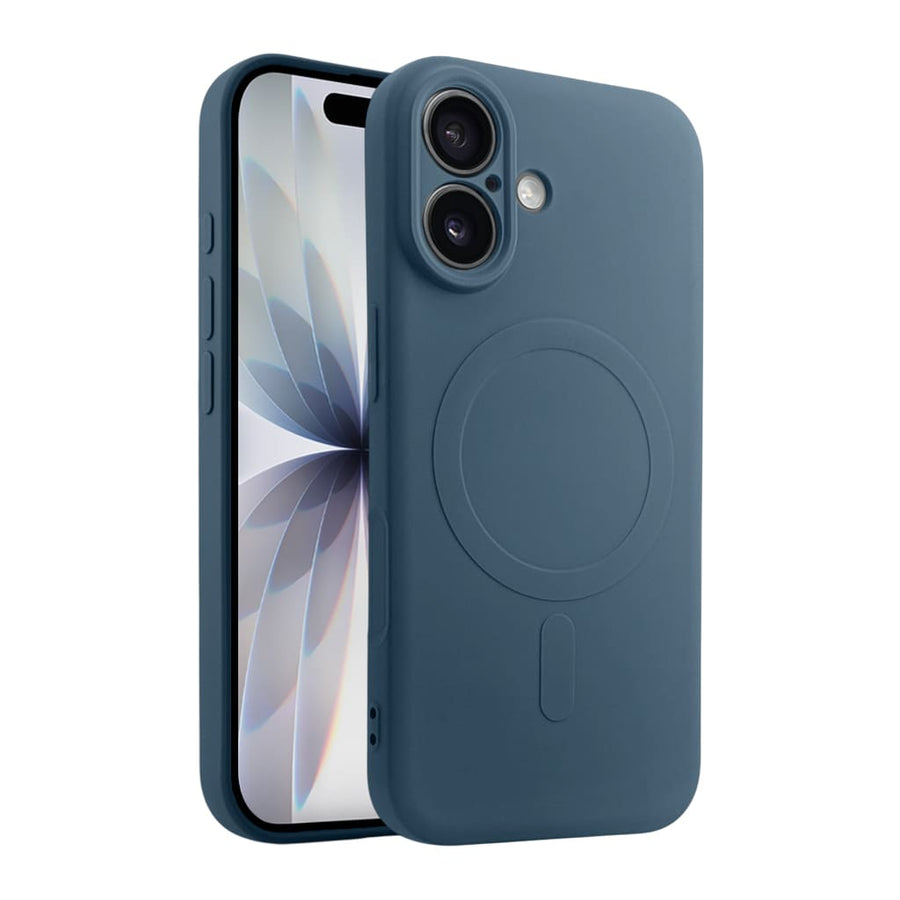 Casify Siliconen Hoesje met MagSafe voor de iPhone 17 - Blauw