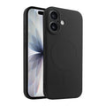 Casify Siliconen Hoesje met MagSafe voor de iPhone 17 - Zwart