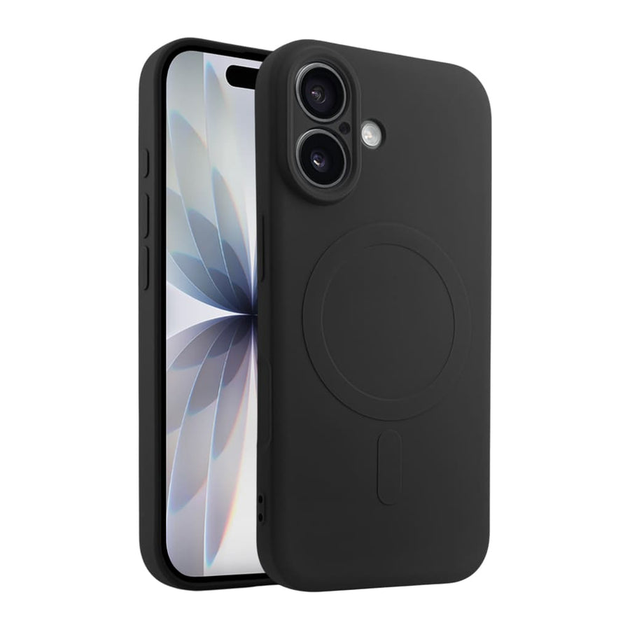 Casify Siliconen Hoesje met MagSafe voor de iPhone 17 - Zwart