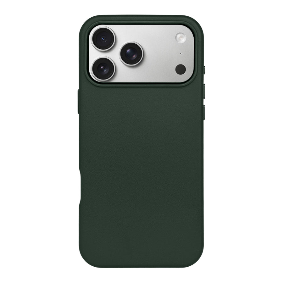 Casify Leren Hoesje met MagSafe voor de iPhone 17 Pro Max - Bosgroen