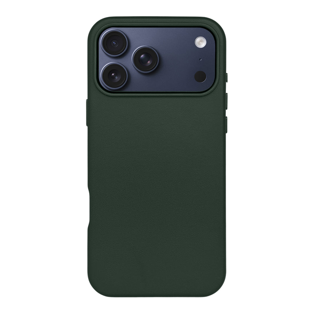 Casify Leren Hoesje met MagSafe voor de iPhone 17 Pro Max - Bosgroen