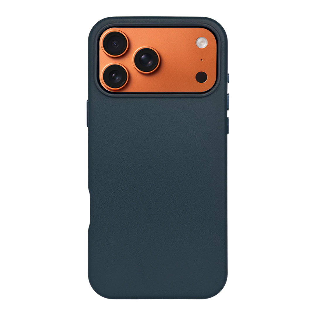 Casify Leren Hoesje met MagSafe voor de iPhone 17 Pro Max – Donkerblauw – productfoto 3