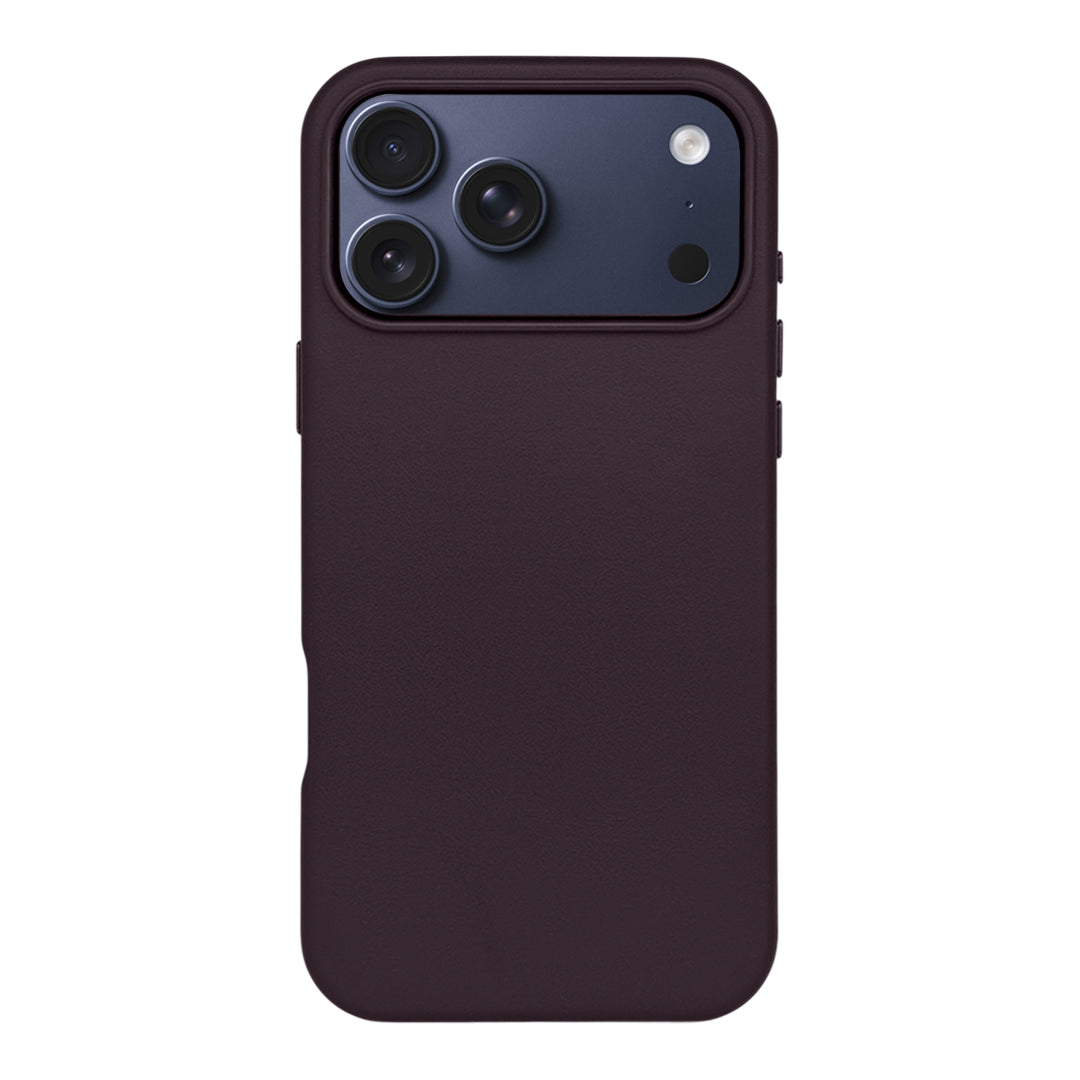 Casify Leren Hoesje met MagSafe voor de iPhone 17 Pro Max - Donkerpaars