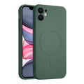 Casify Siliconen Hoesje met MagSafe voor de iPhone 11 - Legergroen