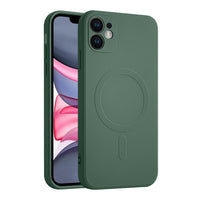 Casify Siliconen Hoesje met MagSafe voor de iPhone 11 - Legergroen