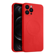 Casify Siliconen Hoesje met MagSafe voor de iPhone 11 Pro - Rood