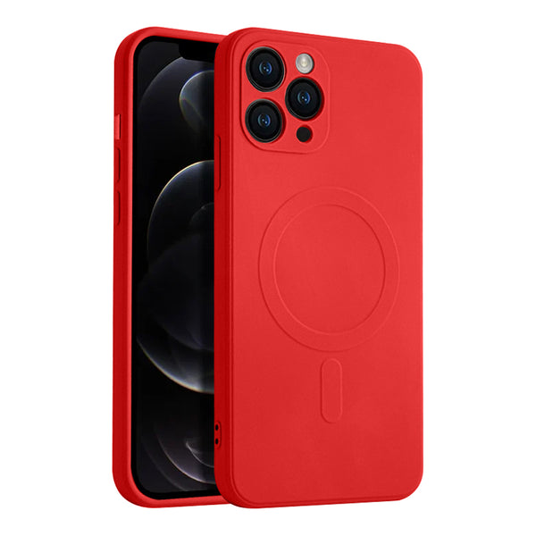 Casify Siliconen Hoesje met MagSafe voor de iPhone 11 Pro - Rood