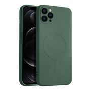 Casify Siliconen Hoesje met MagSafe voor de iPhone 11 Pro Max - Legergroen