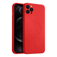 Casify Siliconen Hoesje met MagSafe voor de iPhone 11 Pro Max - Rood