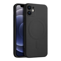 Casify Siliconen Hoesje met MagSafe voor de iPhone 12 - Zwart