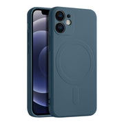 Casify Siliconen Hoesje met MagSafe voor de iPhone 12 Mini - Blauw
