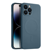 Casify Siliconen Hoesje met MagSafe voor de iPhone 12 Pro - Blauw