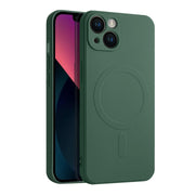 Casify Siliconen Hoesje met MagSafe voor de iPhone 13 - Legergroen