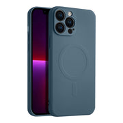 Casify Siliconen Hoesje met MagSafe voor de iPhone 13 Pro Max - Blauw