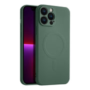 Casify Siliconen Hoesje met MagSafe voor de iPhone 13 Pro Max - Legergroen