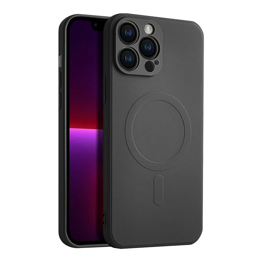 Casify Siliconen Hoesje met MagSafe voor de iPhone 13 Pro Max - Zwart