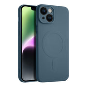 Casify Siliconen Hoesje met MagSafe voor de iPhone 14 - Blauw