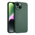Casify Siliconen Hoesje met MagSafe voor de iPhone 14 - Legergroen
