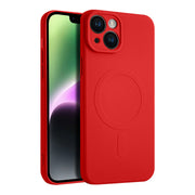 Casify Siliconen Hoesje met MagSafe voor de iPhone 14 - Rood