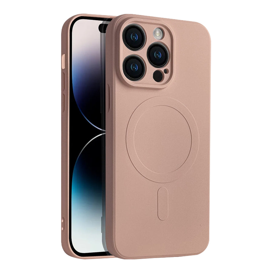 Casify Siliconen Hoesje met MagSafe voor de iPhone 14 Pro - Roze