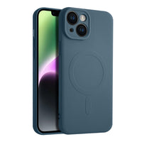 Casify Siliconen Hoesje met MagSafe voor de iPhone 15 - Blauw