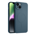 Casify Siliconen Hoesje met MagSafe voor de iPhone 15 Plus - Blauw