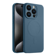 Casify Siliconen Hoesje met MagSafe voor de iPhone 15 Pro - Blauw
