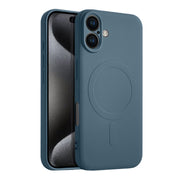 Casify Siliconen Hoesje met MagSafe voor de iPhone 16 - Blauw