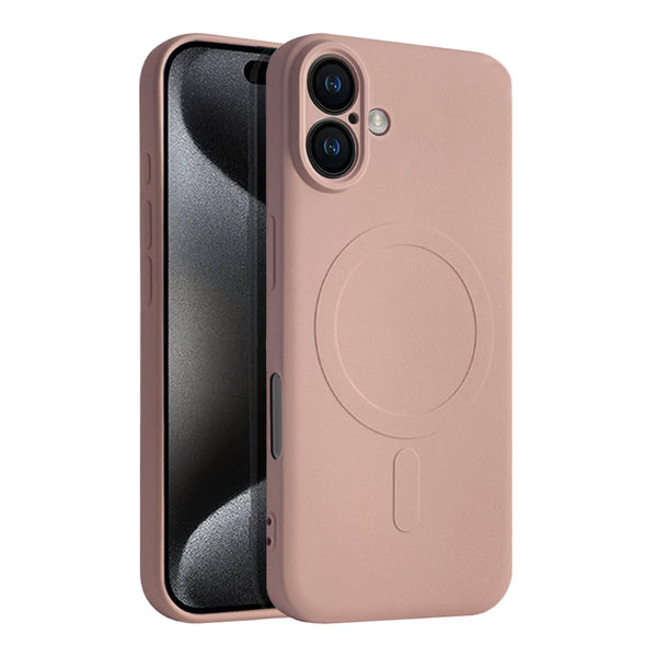 Casify Siliconen Hoesje met MagSafe voor de iPhone 16 - Roze