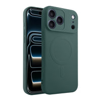 Casify Siliconen Hoesje met MagSafe voor de iPhone 17 Pro Max - Legergroen