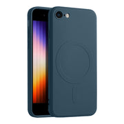 Casify Siliconen Hoesje met MagSafe voor de iPhone SE (2022 / 2020) / 8 - Blauw