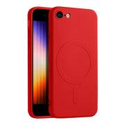 Casify Siliconen Hoesje met MagSafe voor de iPhone SE (2022 / 2020) / 8 - Rood