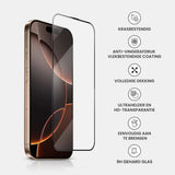 Casify Gehard Glas Full Cover Screenprotector met installatiekit voor de iPhone 15 Plus / 16 Plus – productfoto 3