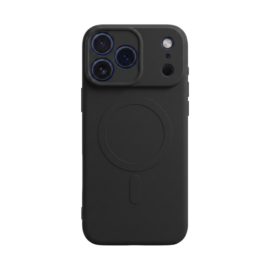 Casify Siliconen Hoesje met MagSafe voor de iPhone 17 Pro Max - Zwart