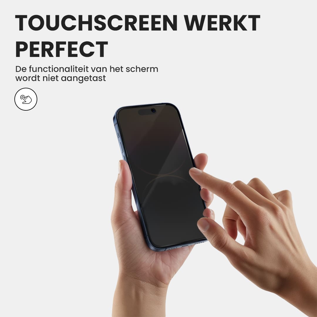 Casify Gehard Glas Privacy Screenprotector voor de iPhone 16 Pro Max – productfoto 5