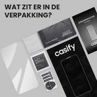 Casify Gehard Glas Screenprotector voor de iPhone 15 Pro
