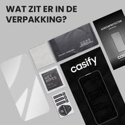 Casify Gehard Glas Screenprotector voor de iPhone 15 Plus / 16 Plus