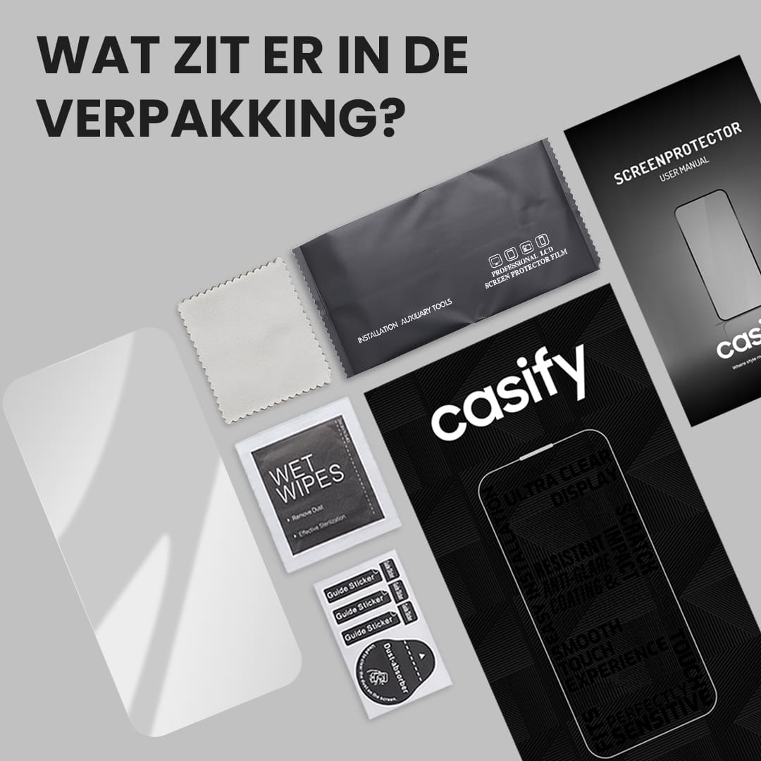 Casify Gehard Glas Screenprotector voor de iPhone 17 Pro Max – productfoto 5