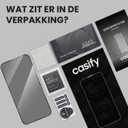 Casify Gehard Glas Privacy Screenprotector voor de iPhone 13 Pro Max / 14 Plus